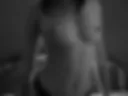 Naked in black and white style