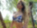 Outdoors wearing lingerie