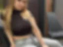 Jeans and tight top in forest