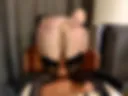Dildo in the ass doggy style