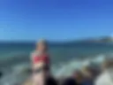 On the beach