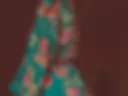 In a dressing gown