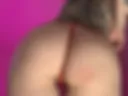 Under the pink dress