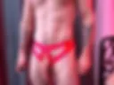 Sexy red panties + dick