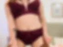 in red lingerie