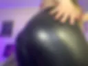 Butt in leggings
