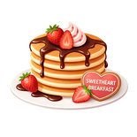 Pancakes with Strawberries