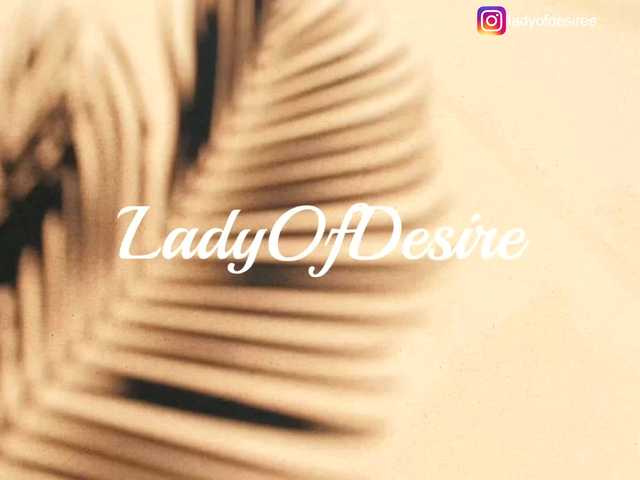 LadyOfDesire live cam