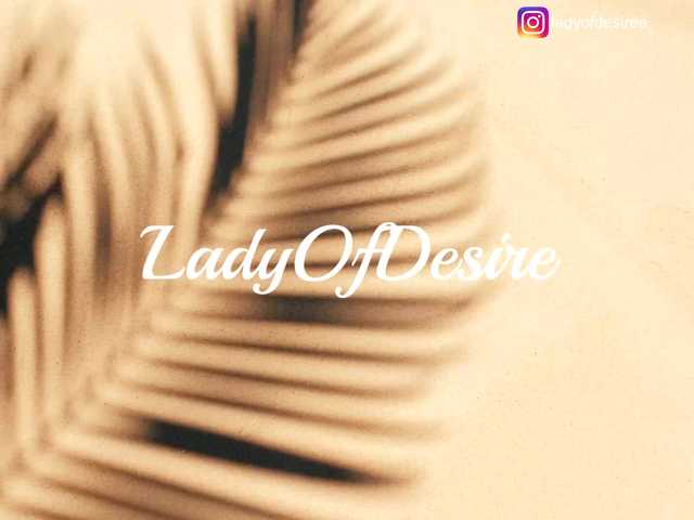 LadyOfDesire live cam on BongaCams