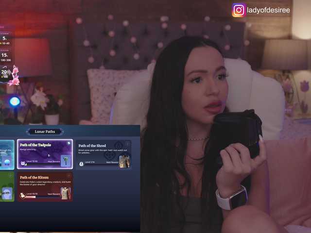 LadyOfDesire's BongaCams show and profile