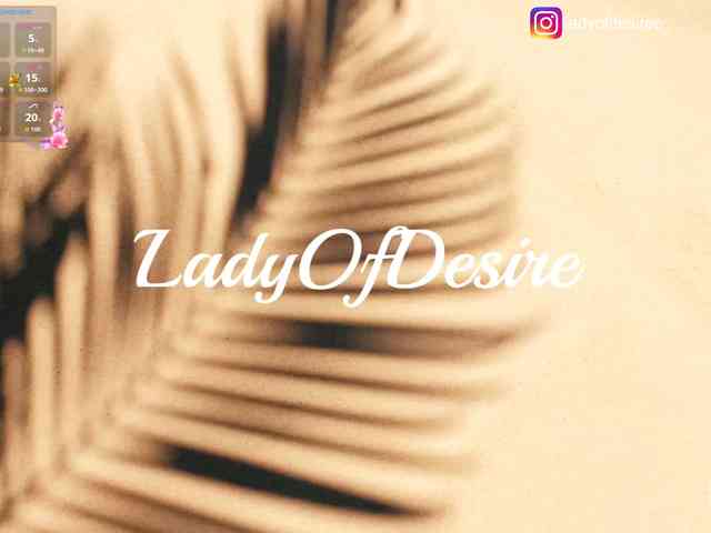 LadyOfDesire webcam