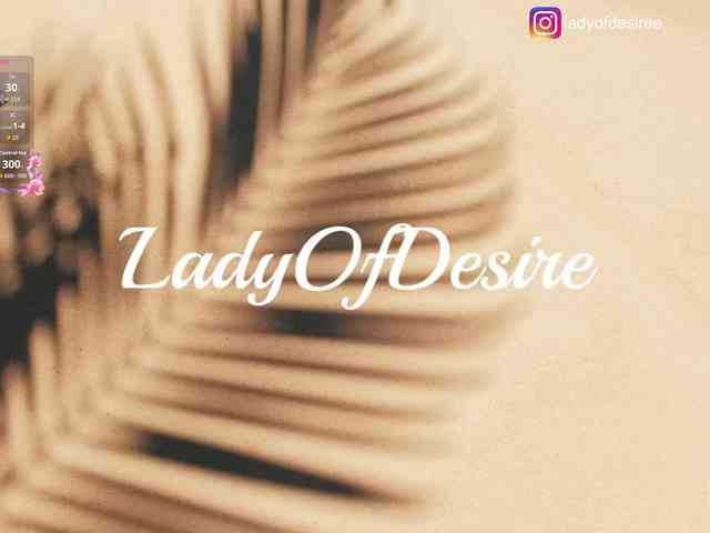 LadyOfDesire webcam