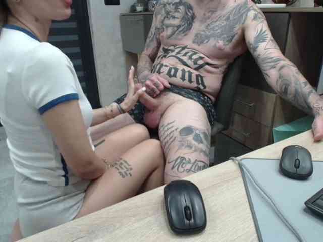 tattoo-couple webcam