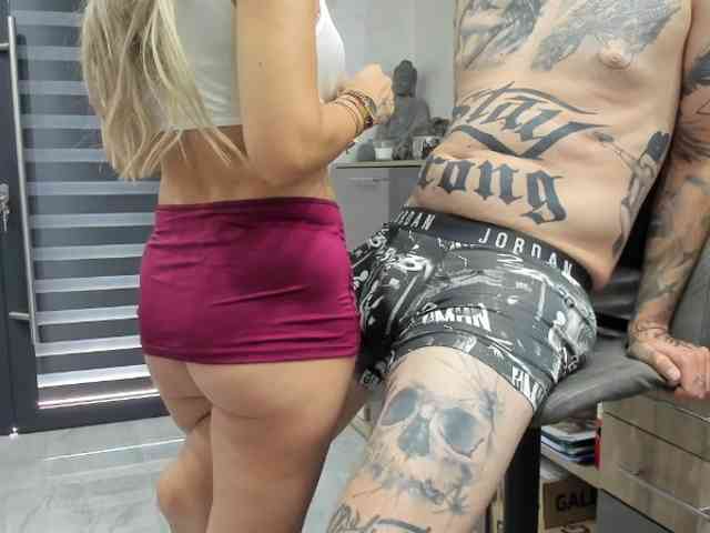 tattoo-couple webcam