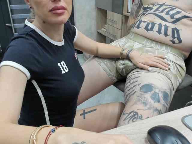tattoo-couple webcam