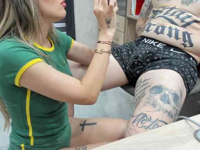 tattoo-couple webcam