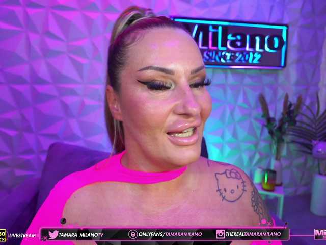 TamaraMilano live cam on BongaCams