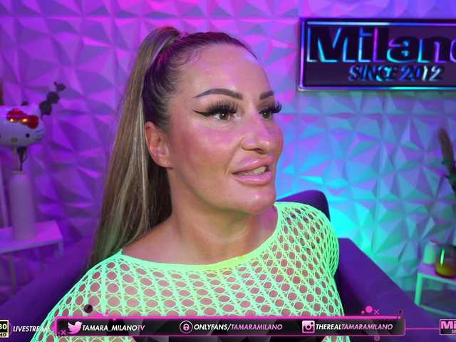 TamaraMilano live cam on BongaCams