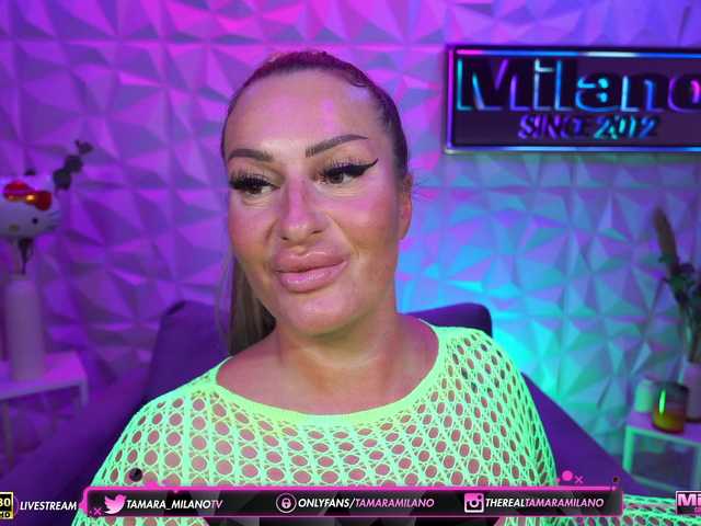 TamaraMilano live cam on BongaCams