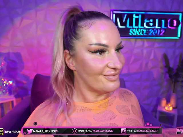 TamaraMilano live cam on BongaCams