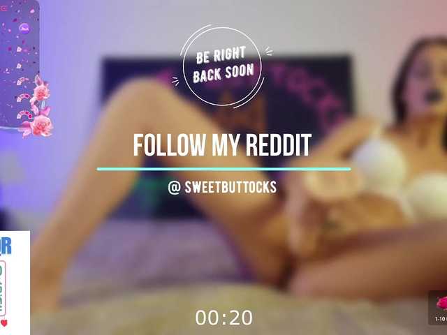 SweetButtocks live cam on BongaCams