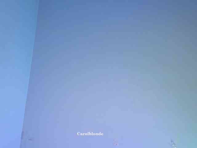 Carolblonde webcam