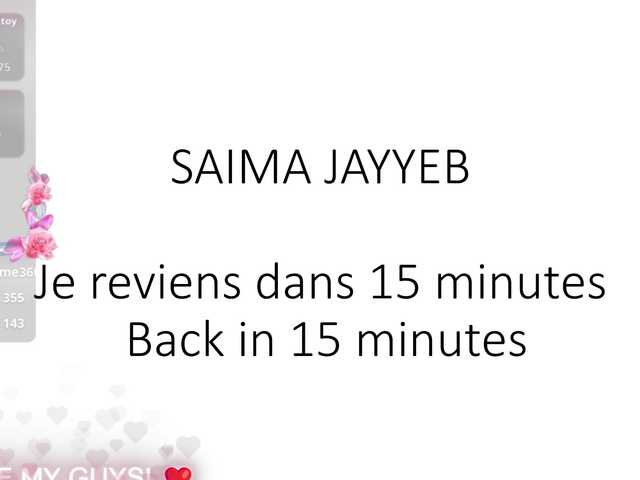 saimajayeb live cam on BongaCams