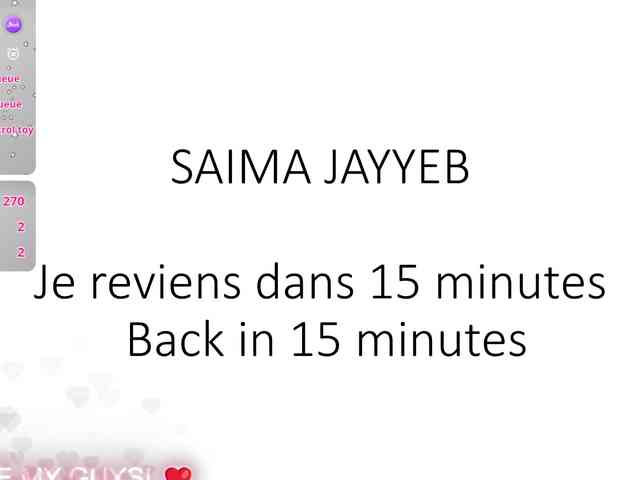 saimajayeb Sex Cam Show