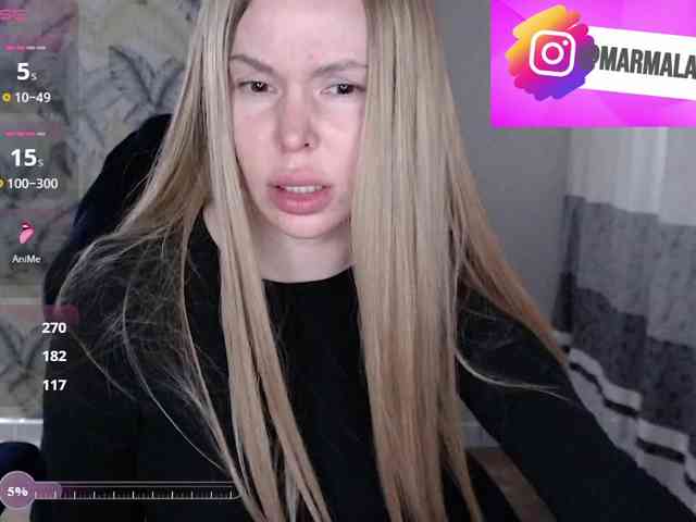 Marmalade_fox's cam show statistics and live stream
