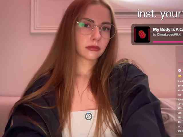 -VikkiL0vesChees... Live Webcam on BongaCams