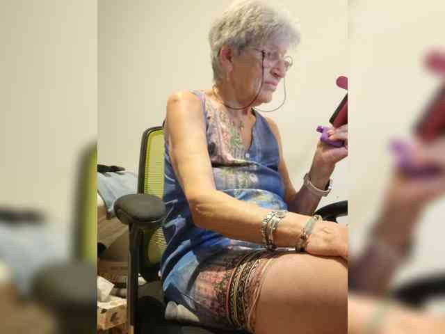 Reife-dame webcam