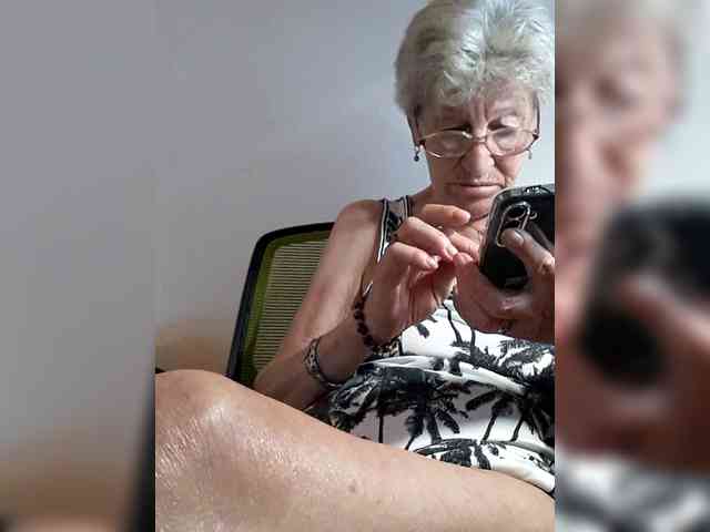Reife-dame webcam