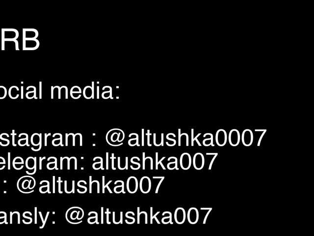 Altushka007 live cam preview