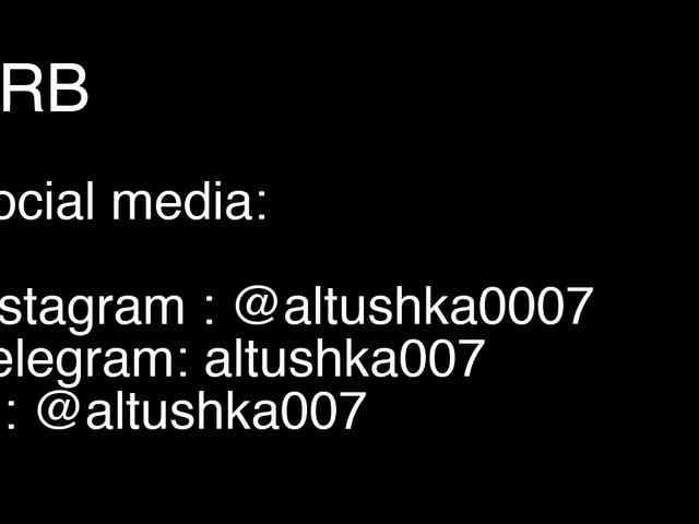 Altushka007 webcam