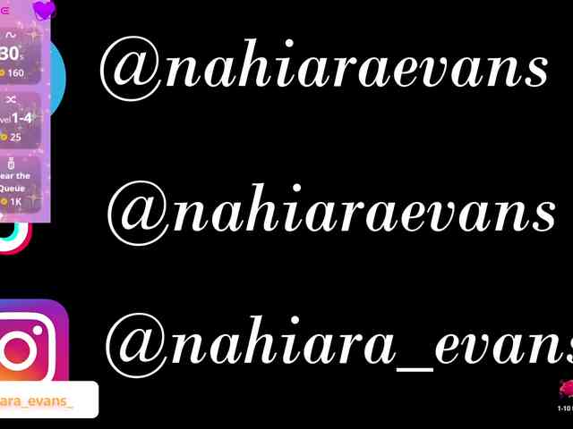 NahiaraEvans- webcam