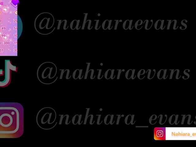 NahiaraEvans- webcam