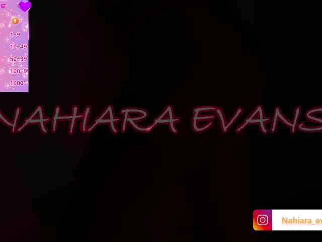 NahiaraEvans- Live Webcam on BongaCams