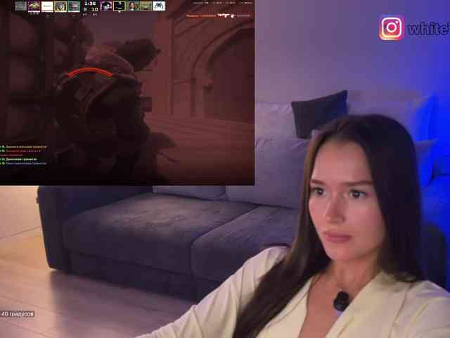 Whitetea's cam show statistics and live stream