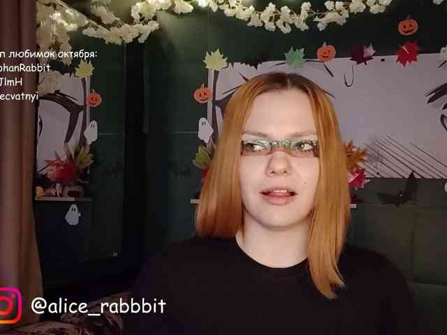 AliceRabbit's webcam live show