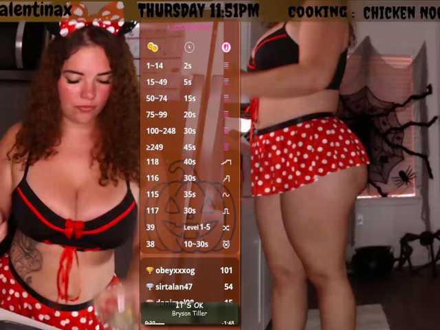 MilaValentina live cam on BongaCams