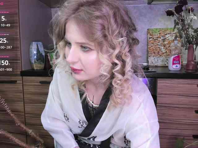 private live show Goth-bimbo