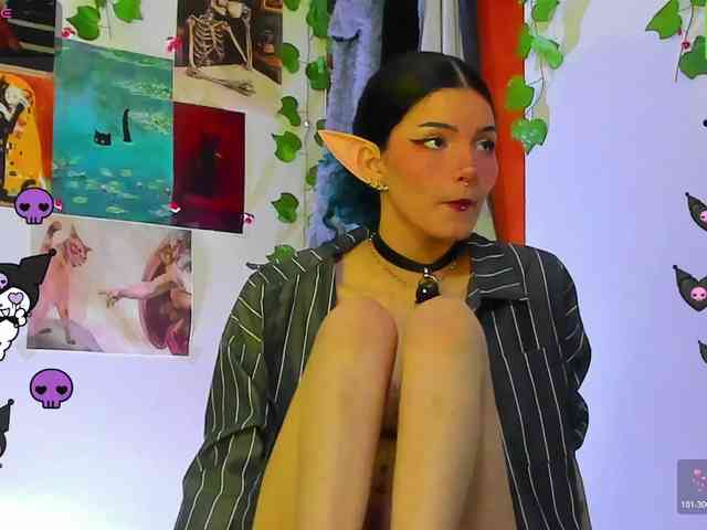 Bluedarkelf888's cam show statistics and live stream