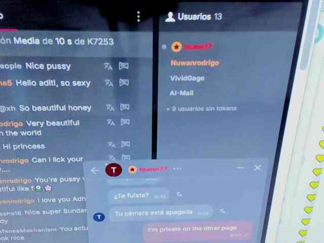 adhitii webcam