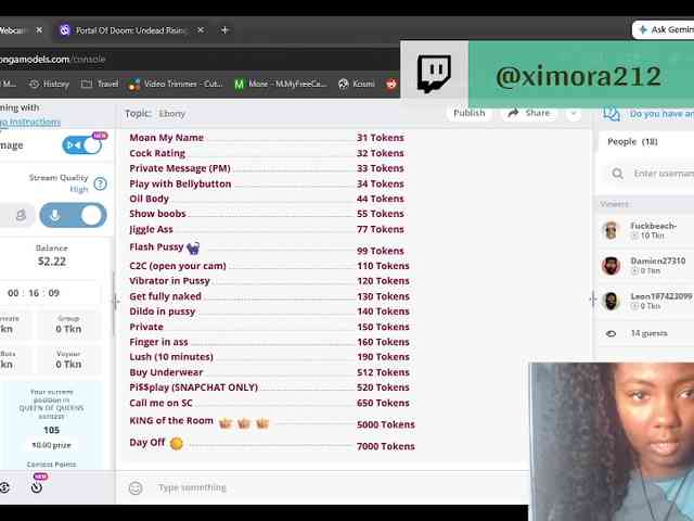 ximora212 webcam