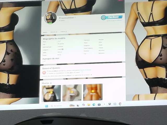 PreciousMoan live cam on BongaCams