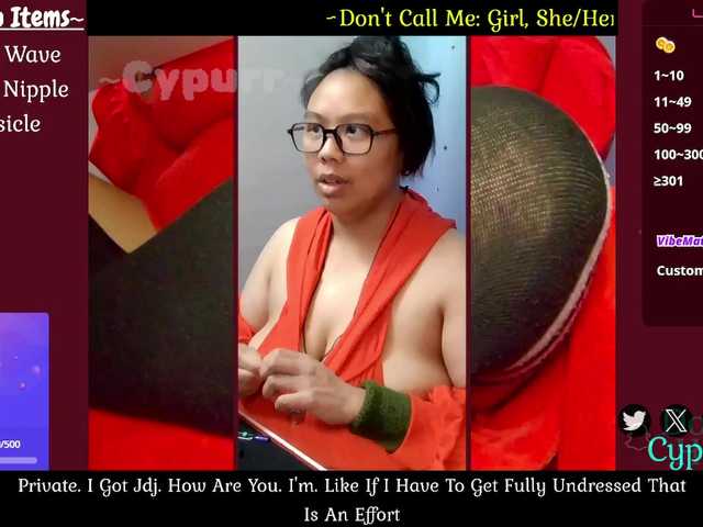 Cypurr live cam on BongaCams