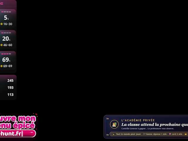 alicehunter live webcam show