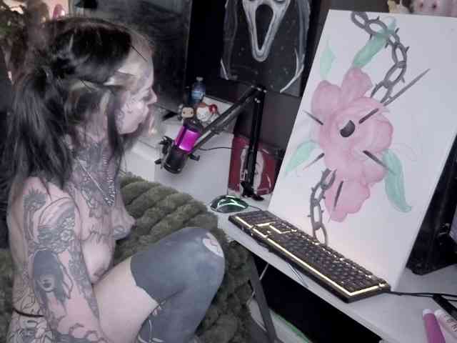 Bambitatted webcam