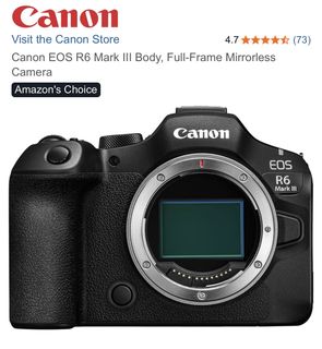 Canon eos r6 III