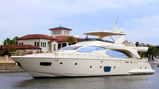 Yacht at sea